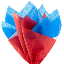 Load image into Gallery viewer, Hallmark Red, White and Blue Bulk Tissue Paper for Gift Wrapping (120 Sheets) for Gift Bags, Birthdays, Graduations, Fourth of July, Christmas, Hanukkah