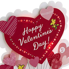 Load image into Gallery viewer, Hallmark Paper Wonder Musical Peanuts Pop Up Valentines Day Card (Plays Linus and Lucy)