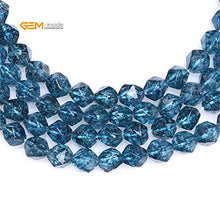 Load image into Gallery viewer, GEM-Inside 6mm Kyanite Gemstone Loose Beads Faceted Dyed Blue Cambay Crystal Energy Stone Power for Jewelry Making 15"