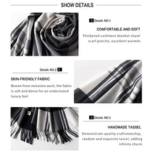 Load image into Gallery viewer, Women's Fashion Long Shawl Winter Warm Big Grid Scarf