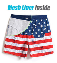 Load image into Gallery viewer, MaaMgic Mens Swim Trunks Quick Dry Swim Shorts with Mesh Lining Funny Swimwear Bathing Suits