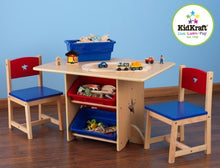 Load image into Gallery viewer, Kidkraft Star Table and Chair Set,Primary