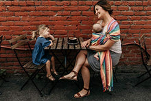 Load image into Gallery viewer, Hip Baby Wrap Ring Sling Baby Carrier for Infants and Toddlers (Summer Rainbow)