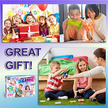 Load image into Gallery viewer, DIY Jumbo Slime Kit for Girls Boys Kids, Funkidz Ultimate Fluffy Cloud Clear Butter Glitter Glow in Dark Slime Making Kits Includes 33 Ready Slime Clay Unicorn Charms Supplies Stress Relief Toy
