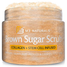 Load image into Gallery viewer, M3 Naturals Coffee Body Scrub 12 oz + Brown Sugar Body Scrub 12 oz