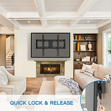 Load image into Gallery viewer, PERLESMITH Tilting TV Wall Mount Bracket for Most 40-82 Inch LED LCD OLED 4K Curved Flat Screen TVs - 12 ° Tilt Mounting Bracket with VESA 600x400mm Holds up to 135 LBS, Can Be Leveled