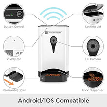 Load image into Gallery viewer, Best Choice Products Smart Automatic Pet Feeder w/HD Camera, Wi-Fi Enabled Smartphone App, Portion Control, 4.5L Food Capacity, 2-Way Audio Voice Recorder Microphone, White, for Cats and Dogs