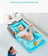 Load image into Gallery viewer, Baby Bassinet for Bed -Animal Kingdom Baby Lounger - Breathable & Hypoallergenic Co-Sleeping Baby Bed Baby Nest - 100% Cotton Portable Crib for Bedroom/Travel(0-24 Months)