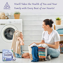 Load image into Gallery viewer, HIWILL Washing Machine Cleaner Effervescent Tablets, Solid Washer Deep Cleaning Tablet, Triple Decontamination Remover with Natural Biological Formula, for Front Load and Top Load Washers 26 Count