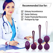 Load image into Gallery viewer, Kegel Exercise Balls Set for Women Tightening, Pelvic Muscles Strengthening and Bladder Control Improvement | Ben Wa Kegel Ball for Beginners and The Advanced 3 Weights Kit