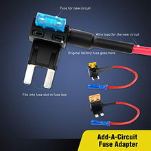 Load image into Gallery viewer, Nilight - 50040R 10 Pack 12V Car Add-a-Circuit Fuse Adapter with Standard and Mini TAP Profile TAP Blade Fuse for Cars Trucks Boats,2 Years Warranty