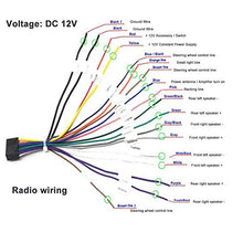 Load image into Gallery viewer, Car Stereo in Dash Single DIN 7 Inch HD Flip Out Touch Screen Radio GPS Head Unit Support Bluetooth Hands-Free GPS Navigation Mirror Link FM USB SD MP5 with Backup Camera Built-in Microphone UNITOPSCI