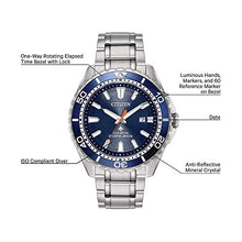 Load image into Gallery viewer, Citizen Eco-Drive Promaster Diver Quartz Mens Watch, Stainless Steel, Two-Tone (Model: BN0191-55L)