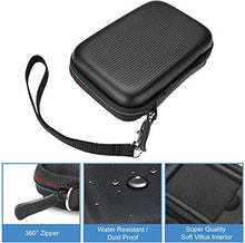 Load image into Gallery viewer, ProCase Shockproof Carrying Case + Silicone Cover Combo for Samsung T5 / T3 Portable 250GB 500GB 1TB 2TB SSD USB 3.1 External Solid State Drives, Protective Hard EVA Storage Case Bag -Black