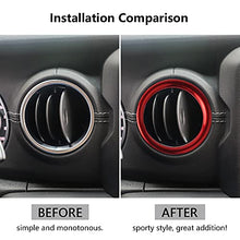 Load image into Gallery viewer, LECART for Jeep Gladiator Accessories Red Interior Trim Air Vent Covers for Jeep Wrangler JL JLU 2018-2022 Gladiator JT 2020 2021 2022