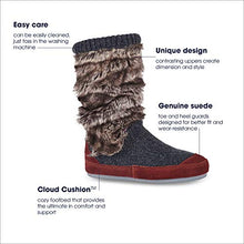 Load image into Gallery viewer, Acorn womens Slouch Boot Slipper, Charcoal Fur, 8-9 US