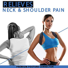 Load image into Gallery viewer, Posture Corrector for Women Men, Back Brace, Comfortable Posture Trainer for Spinal Alignment and Posture Support, Adjustable Back Straightener (Universal)