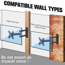 Load image into Gallery viewer, Mounting Dream Full Motion Monitor Wall Mount TV Bracket for 10-26 Inch LED, LCD Flat Screen TV and Monitor, TV Mount with Swivel Articulating Arm, Monitor Mount Up to VESA 100x100mm and 33LBS MD2463