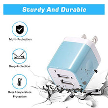 Load image into Gallery viewer, X-EDITION USB Charger Plug, 4-Pack 2.1A Dual Port USB Wall Charger Power Adapter Charging Block Cube Compatible with Phone Xs Max/Xs/XR/X/8/7/6 Plus/5S, Samsung, LG, Moto, Android Cell Phones More