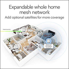Load image into Gallery viewer, NETGEAR Orbi Whole Home Tri-band Mesh Wi-Fi 6 System (RBK853) – Router with 2 Satellite Extenders, Coverage Up to 7,500 Square Feet, 100 Devices, AX6000 (Up to 6Gbps)