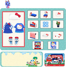 Load image into Gallery viewer, 6pcs Collaboration Pack for Animal Crossing New Horizons ACNH Amiibo Mini Card, RV Villager Furniture Compatible with Switch/Switch Lite/New 3DS