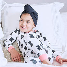 Load image into Gallery viewer, THE PERFECT HAIRCARE Microfiber Hair Towel Wrap Ultra-Fine Anti-Frizz Turban That Never Falls Off - Curly Girl Method Approved & Big (40' x 27.5") - Black