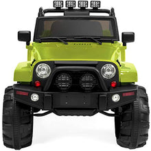 Load image into Gallery viewer, Best Choice Products Kids 12V Ride On Truck w/ Remote Control, 3 Speeds, LED Lights, AUX, Green