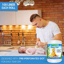 Load image into Gallery viewer, Ravel Bamboo Unscented Diaper Liners - 100% Bamboo Disposable Cloth Diaper Inserts, Gently and Soft Biodegradable, Chlorine & Dye and Fragrance Free- 100 Sheets Per Roll, (4PK) 400 - (4 Roll, Bamboo)
