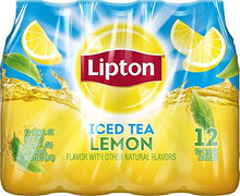 Load image into Gallery viewer, Lipton Iced Tea Lemon, 16.9 oz, 12 pk