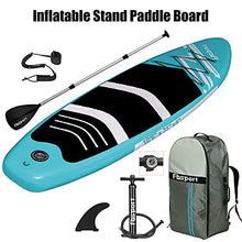 Load image into Gallery viewer, FBSPORT 10'6'' Premium Inflatable Stand Up Paddle Board, Yoga Board with Durable SUP Accessories & Carry Bag | Wide Stance, Surf Control, Non-Slip Deck, Leash, Paddle and Pump for Youth & Adult