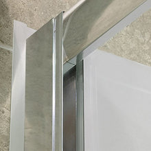 Load image into Gallery viewer, DreamLine Visions 56-60 in. W x 72 in. H Semi-Frameless Sliding Shower Door in Brushed Nickel, SHDR-1160726-04