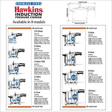 Load image into Gallery viewer, Hawkins B45 Pressure Cooker, 4 Litre, Silver