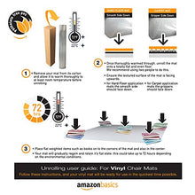 Load image into Gallery viewer, AmazonBasics Vinyl Chair Mat Protector for Hard Floors 47" x 59"