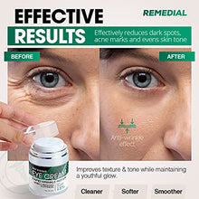Load image into Gallery viewer, Eye Cream for Dark Circles Wrinkles Puffiness and Bags Under Eyes – Anti-Aging Collagen Eye Cream – Day and Night Formula with Caffeine, Dimethicone and Vitamin B – 1.7 Oz