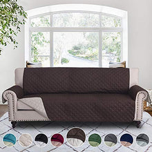 Load image into Gallery viewer, RHF Couch Protectors for Dogs,Reversible Pet Protector Furniture Covers,Sofa Protector Cover,Wide Chair Cover,Couch Covers,Extra Large Sofa Slipcover,Width 78"(Sofa-Extra Wide:Chocolate/Beige)