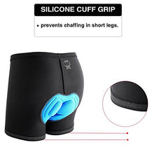 Load image into Gallery viewer, Sportneer Men's 3D Padded Bicycle Cycling Underwear Shorts w/Anti-Slip Design, Breathable & Adsorbent