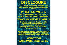 Load image into Gallery viewer, Auras by Osiris -Black Onyx Beaded Necklace for Men - Large Gemstones - Magnetic Clasp - Protection - EMF Protection Necklace Handmade in USA EMF Protection