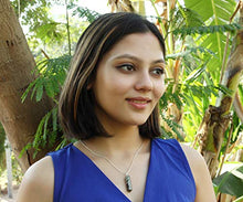 Load image into Gallery viewer, Raw Pyrite Crystal Pendant Necklace – For Action Vitality Willpower Confidence Persistence Creativity Protection - Authentic Stone on Adjustable Length Cord - Real Gemstone Chakra Healing Charm