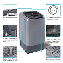 Load image into Gallery viewer, COMFEE' Portable Washing Machine, 0.9 cu.ft Compact Washer With LED Display, 5 Wash Cycles, 2 Built-in Rollers, Space Saving Full-Automatic Washer, Ideal Laundry for RV, Dorm, Apartment, Magnetic Gray
