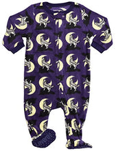 Load image into Gallery viewer, Leveret Kids Fleece Baby Boys Footed Pajamas Sleeper 100% Polyester (Wolf, Size 6-12 Months)