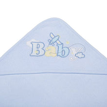 Load image into Gallery viewer, Spasilk 23-Piece Essential Baby Bath Gift Set – Hooded Baby Towels & Washcloths – Newborn Boy or Girl – Baby Shower Gift, Blue