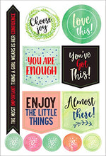 Load image into Gallery viewer, Essential Weekly Planner Stickers - She Believed She Could (Set of 160 Stickers)