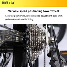 Load image into Gallery viewer, GYZLZZB Ten Knife Wheels Adult 26 Inch 21-Speed Bicycle Full Suspension Gears Dual Disc Brakes Mountain Bicycle, High-Carbon Steel Outdoors Mountain Bike with Shelves and Fenders(Red)
