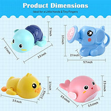 Load image into Gallery viewer, FAYOGOO Bath Toys, 6 Pack Baby Bath Toys for Toddlers 1-3, Floating Wind-up Toys Swimming Pool Games Water Play Set Gift for Bathtub Shower Beach Infant Toddlers Kids Boys Girls Ages 4-8 Years Old