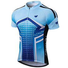Load image into Gallery viewer, FEIXIANG Men’s Cycling Jersey, Short Sleeve Riding Bike Top Shirts Zipper Cool Dry Biking Clothing with 3 Rear Pockets