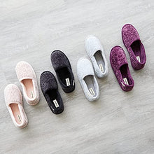 Load image into Gallery viewer, Dearfoams Women's Chenille A-Line Slipper, Sleet, Large