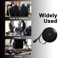 Load image into Gallery viewer, Soft Tape Measure Retractable Measuring for Body Fabric Sewing Tailor Cloth Knitting Craft Weight Loss Measurements Retractable Black Dual Sided Tape Measure Body Measuring 1 Pack