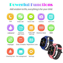 Load image into Gallery viewer, 4G GPS Kids Smartwatch Phone - Boys Girls Waterproof Watch with GPS Locator 2 Way Call Camera Voice & Video Chat SOS Alarm Pedometer WiFi Wrist Watch Birthday Back to School Gifts for Students,4G Pink
