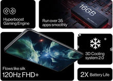 Load image into Gallery viewer, OnePlus 10T | Moonstone Black | 5G Unlocked Android Smartphone U.S Version | 16GB RAM+256GB Storage | 120Hz Fluid AMOLED Display | Triple Camera 50+8+2MP, 16MP | 125W SuperVOOC Charging (CPH2417)