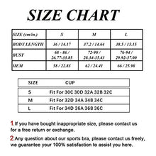 Load image into Gallery viewer, Lemedy Women Padded Sports Bra Fitness Workout Running Shirts Yoga Tank Top (S, Black)